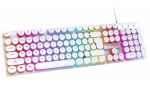 Rainbow Gaming Keyboard White
