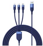 USB A to Type C, Micro & Lightning Charging Cable