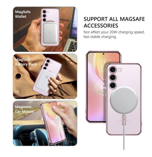 S23 Plus MagSafe Clear Cover - Image 4