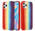 iPhone 12/ 12 Pro Rainbow Silicone Case
