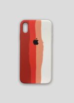 iPhone XS Max  Rainbow Silicone Case