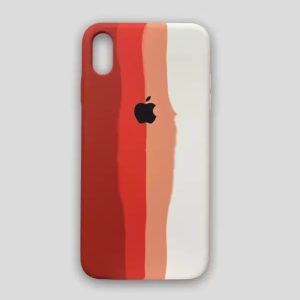 iPhone XS Max  Rainbow Silicone Case