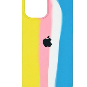 iPhone 12 Pro Max Rainbow Silicone Case