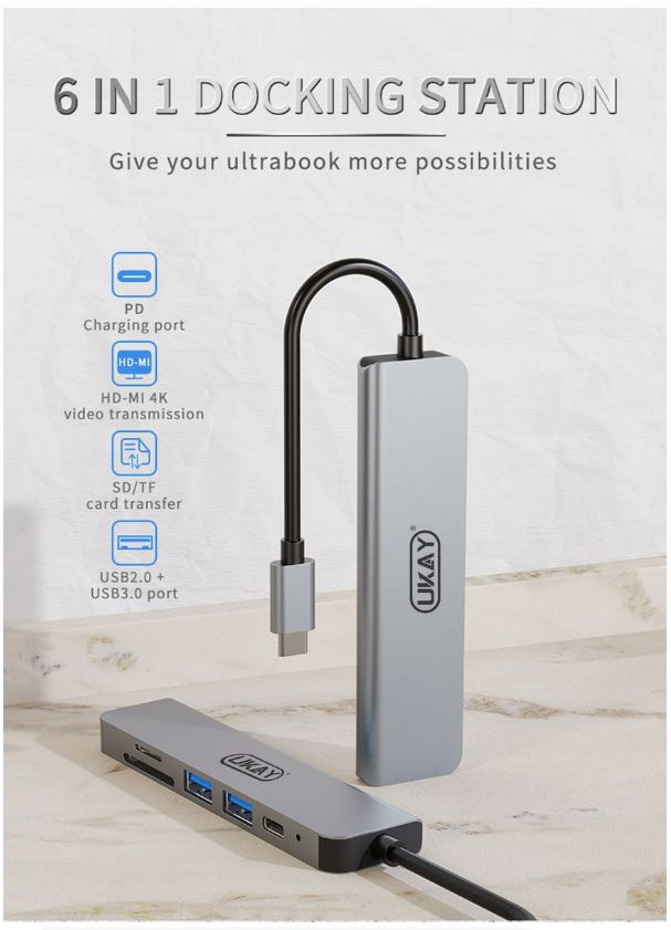 Type C 6 in 1 Adapter - Image 5